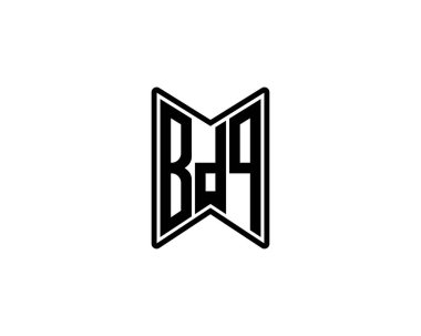 BDQ logo tasarım vektör şablonu. BDQ