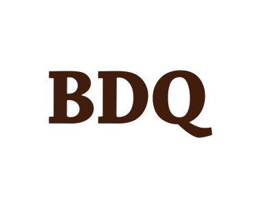 BDQ logo tasarım vektör şablonu. BDQ