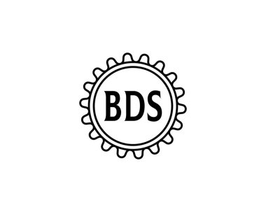 BDS logo tasarım vektör şablonu. BDS