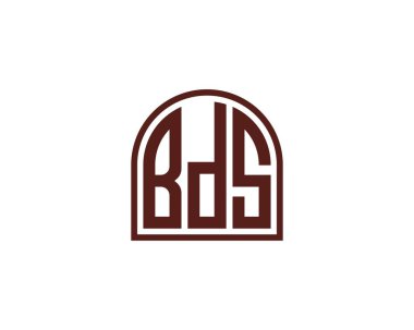 BDS logo tasarım vektör şablonu. BDS