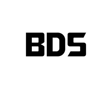 BDS logo tasarım vektör şablonu. BDS