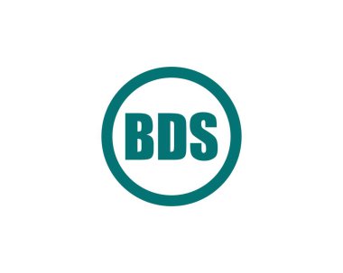 BDS logo tasarım vektör şablonu. BDS