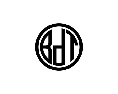 BDT logo tasarım vektör şablonu. BDT
