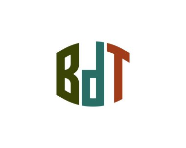 BDT logo tasarım vektör şablonu. BDT