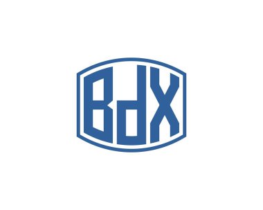 BDX logo tasarım vektör şablonu. BDX