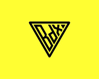 BDX logo tasarım vektör şablonu. BDX