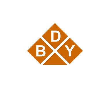 BDY logo tasarım vektör şablonu. BDY