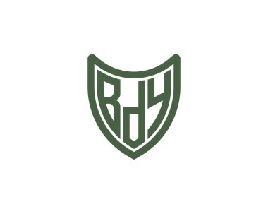 BDY logo tasarım vektör şablonu. BDY