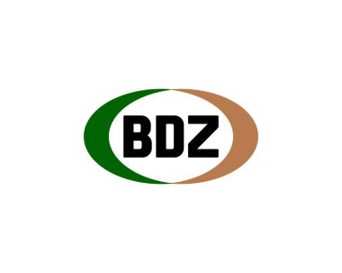 BDZ logo tasarım vektör şablonu. BDZ