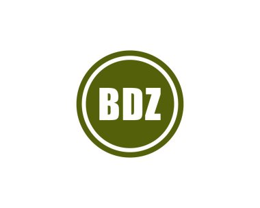 BDZ logo tasarım vektör şablonu. BDZ