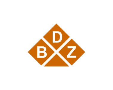 BDZ logo tasarım vektör şablonu. BDZ