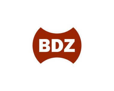 BDZ logo tasarım vektör şablonu. BDZ