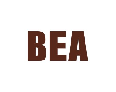 BEA logo tasarım vektör şablonu. BEA