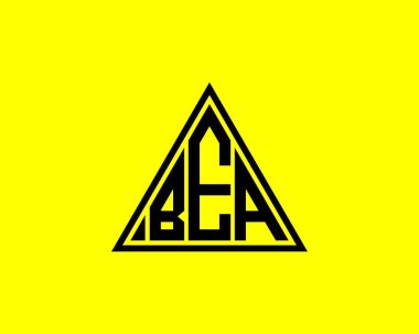 BEA logo tasarım vektör şablonu. BEA