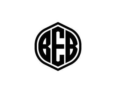 BEB logo tasarım vektör şablonu. BEB