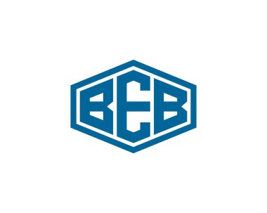 BEB logo tasarım vektör şablonu. BEB