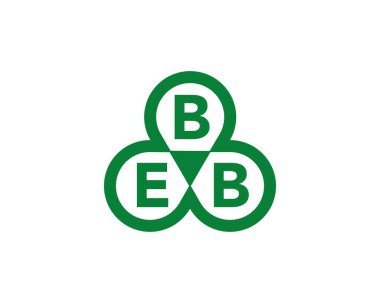 BEB logo tasarım vektör şablonu. BEB