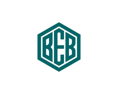 BEB logo tasarım vektör şablonu. BEB