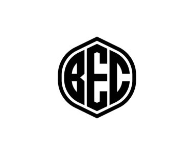 BEC logo tasarım vektör şablonu. BEC