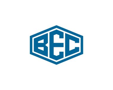 BEC logo tasarım vektör şablonu. BEC