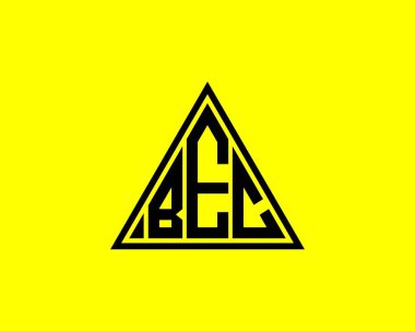 BEC logo tasarım vektör şablonu. BEC