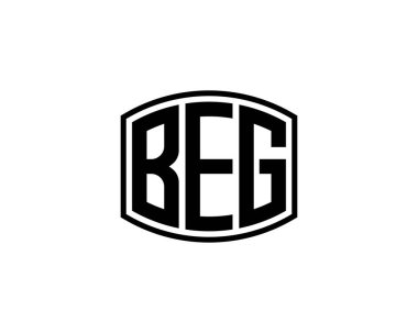BEG logo tasarım vektör şablonu. Yalvar.
