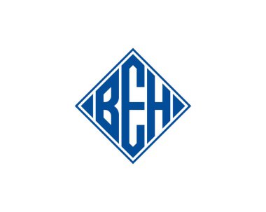 BEH logo tasarım vektör şablonu. BEH