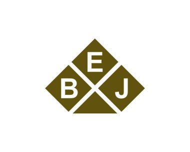 BEJ logo tasarım vektör şablonu. BEJ