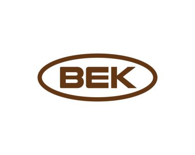 BEK logo tasarım vektör şablonu. BEK