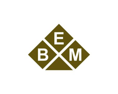 BEM logo tasarım vektör şablonu. BEM