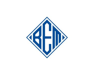 BEM logo tasarım vektör şablonu. BEM
