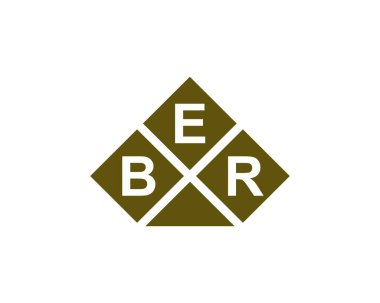 BER logo tasarım vektör şablonu. BİR