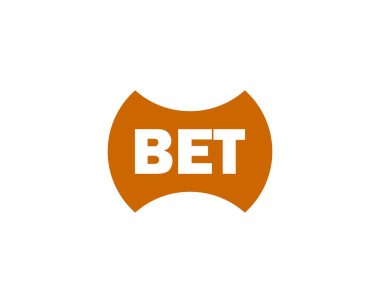 BET logo tasarım vektör şablonu. BET