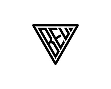 BEU logo tasarım vektör şablonu. BEU