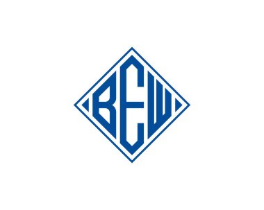 BEW logo tasarım vektör şablonu. BEW