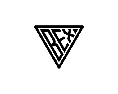 BEX logo tasarım vektör şablonu. BEX