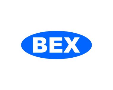 BEX logo tasarım vektör şablonu. BEX
