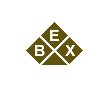 BEX logo tasarım vektör şablonu. BEX