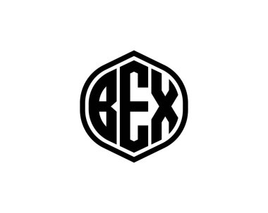BEX logo tasarım vektör şablonu. BEX