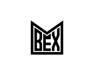 BEX logo tasarım vektör şablonu. BEX
