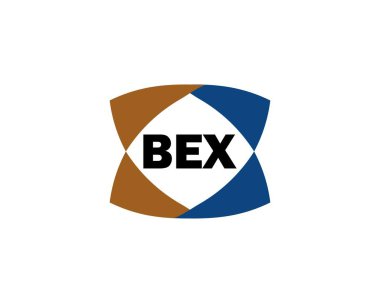 BEX logo tasarım vektör şablonu. BEX