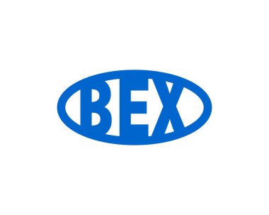 BEX logo tasarım vektör şablonu. BEX