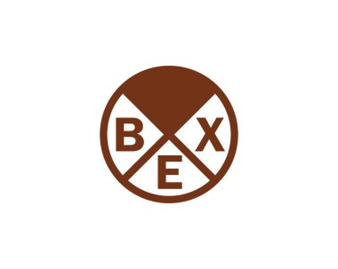 BEX logo design vector template. BEX clipart