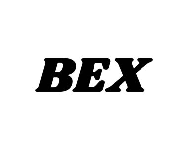 BEX logo tasarım vektör şablonu. BEX