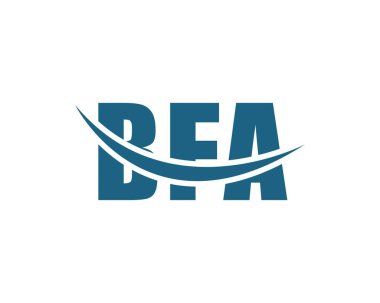 BFA logo tasarım vektör şablonu. BFA