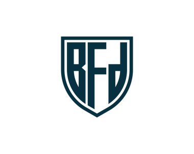 BFD logo tasarım vektör şablonu. BFD
