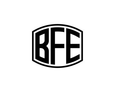 BFE logo tasarım vektör şablonu. BFE
