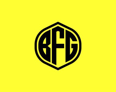 BFG Logo tasarım vektör şablonu. BFG