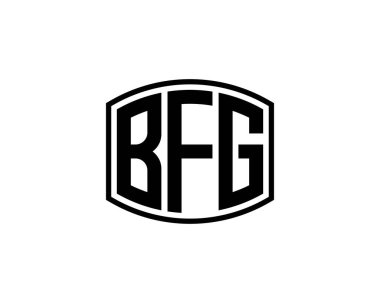BFG Logo tasarım vektör şablonu. BFG