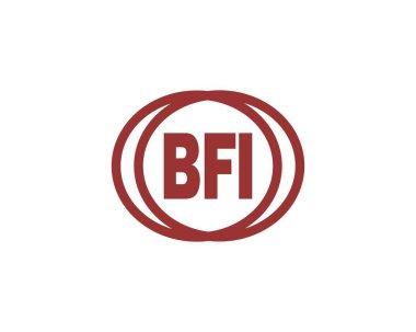 BFI logo dsign vektör şablonu. BFI